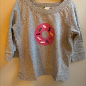 Kate Spade Donut Boat Neck Sweatshirt